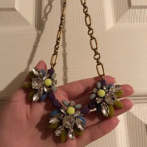 J. Crew Crystal Statement Necklace